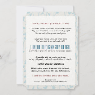 Hur gör jag kärlek där? Typografi Poetry Bröllop Inbjudningar