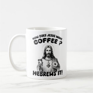 Hur gör Jesus kaffe? Förstör den Kaffemugg