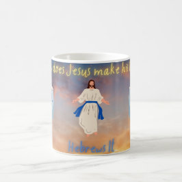 Hur gör Jesus sin tea? Förstör det. Kaffemugg