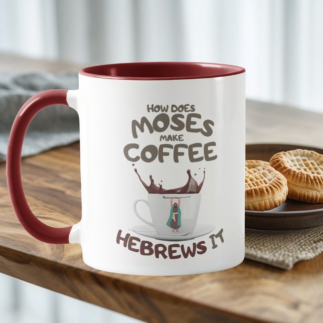 Hur gör Moses kaffe? Hackar den Mugg (Skapare uppladdad)