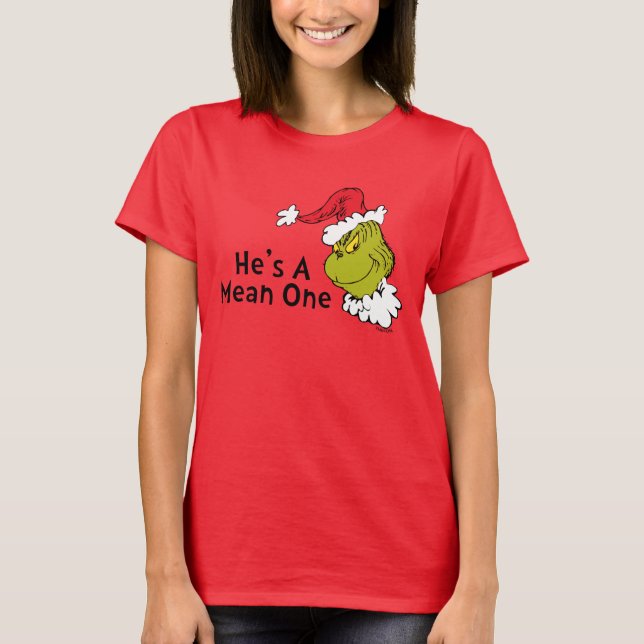 Hur Grinch stal julen | Han är en elak en T Shirt (Framsida)