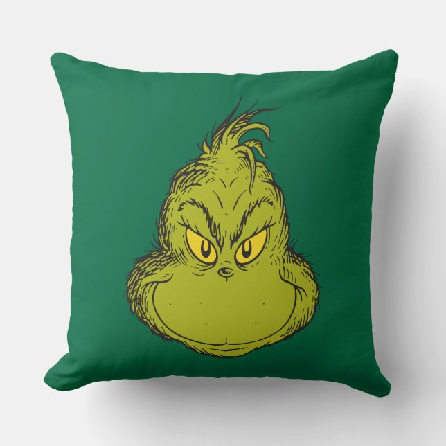 Hur Grinch stal julen Klassiska Grinch Kudde (Framsida)