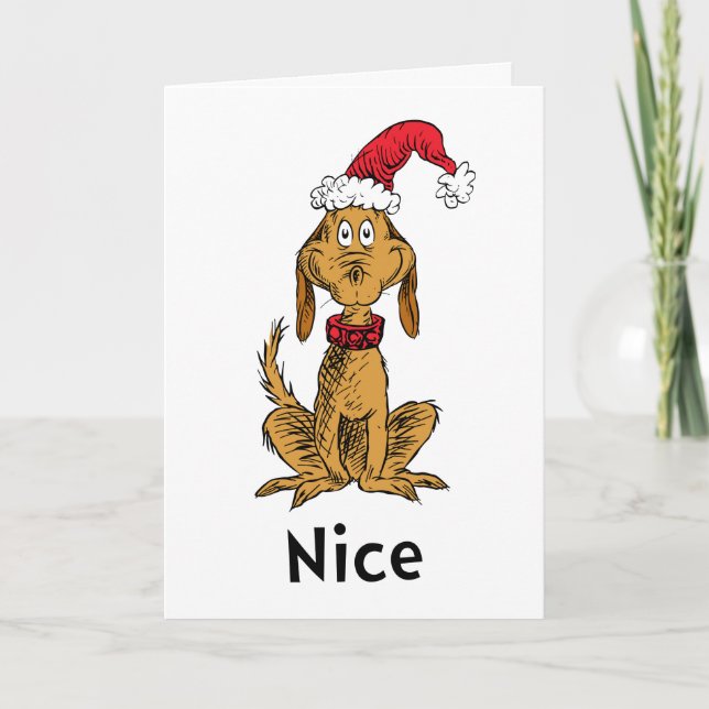 Hur Grinch stal julen | Max är snäll Kort (Framsida)