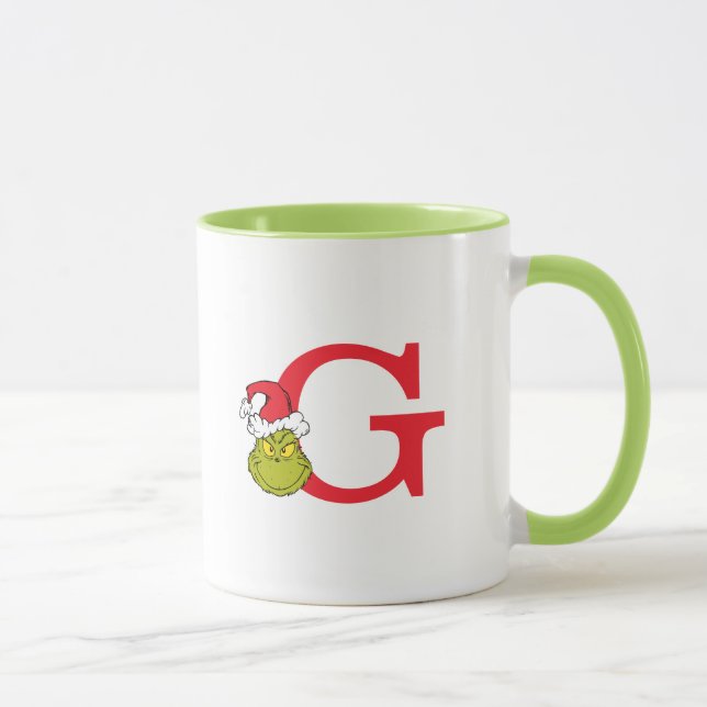 Hur Grinch stal julen | Monogram G Mugg (Höger)