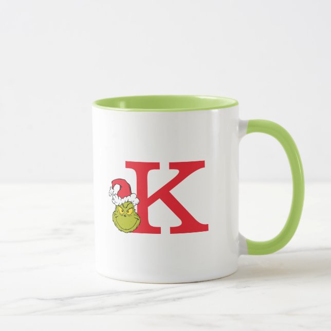 Hur Grinch stal julen | Monogram K Mugg (Höger)
