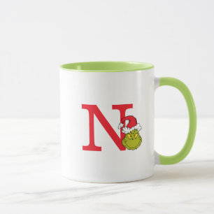 Hur Grinch stal julen Monogram N Mugg