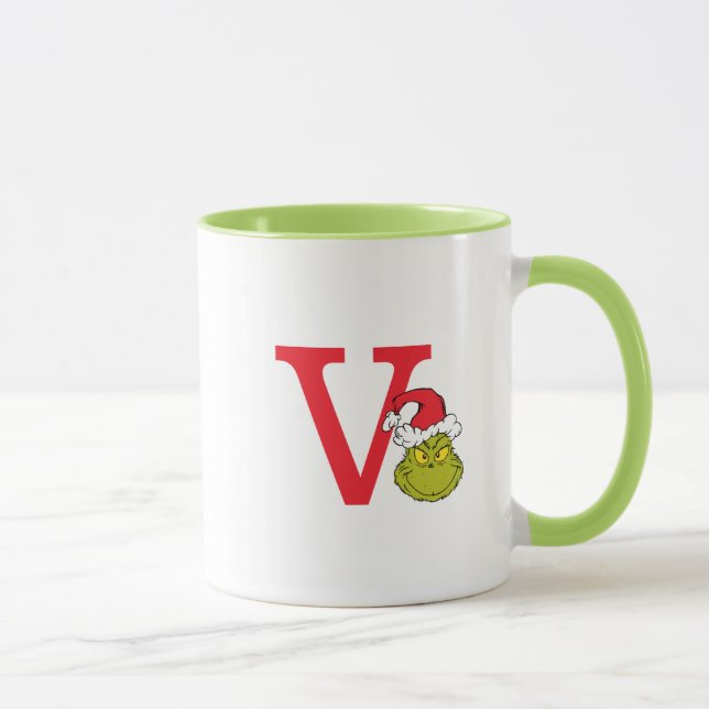Hur Grinch stal julen | Monogram V Mugg (Höger)