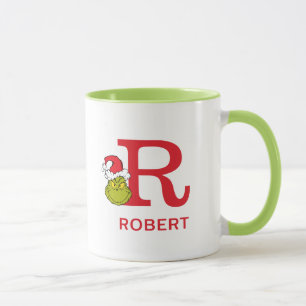 Hur Grinch stal julen Namn & Monogram R Mugg