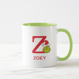 Hur Grinch stal julen Namn & Monogram Z Mugg