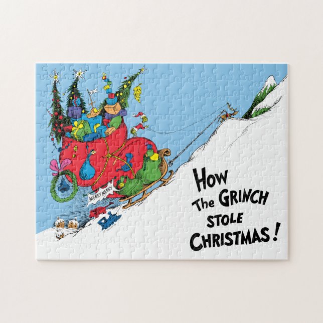 Hur Grinch stal julen! Pussel (Horisontell)