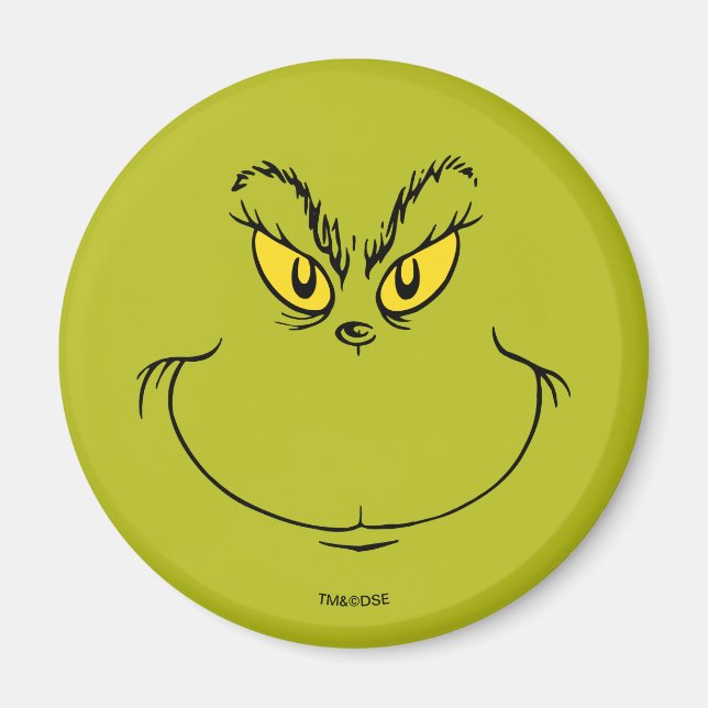 Hur Grinch stal julens ansikte Magnet (Framsidan)