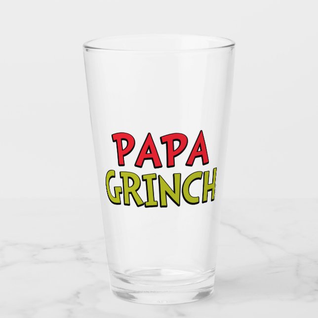 Hur Grinch Stjäl Julen | Pappa Grinch  Mugg Glaskopp (Framsida)