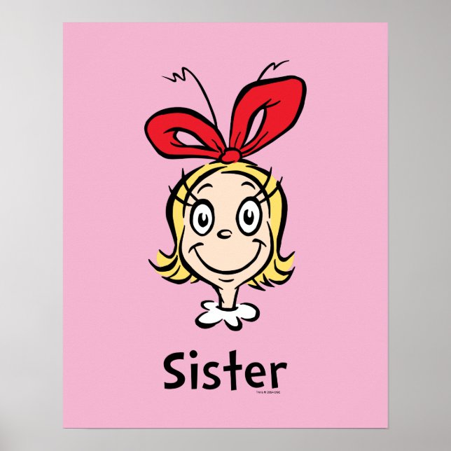 Hur Grinch Stole-jul | Grinch Sister Poster (Framsidan)