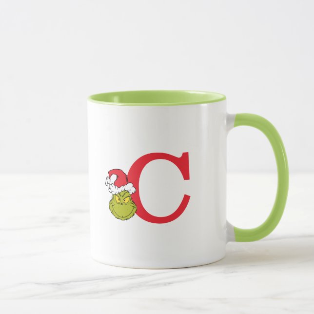 Hur Grinch Stole-jul | Monogram C Mugg (Höger)