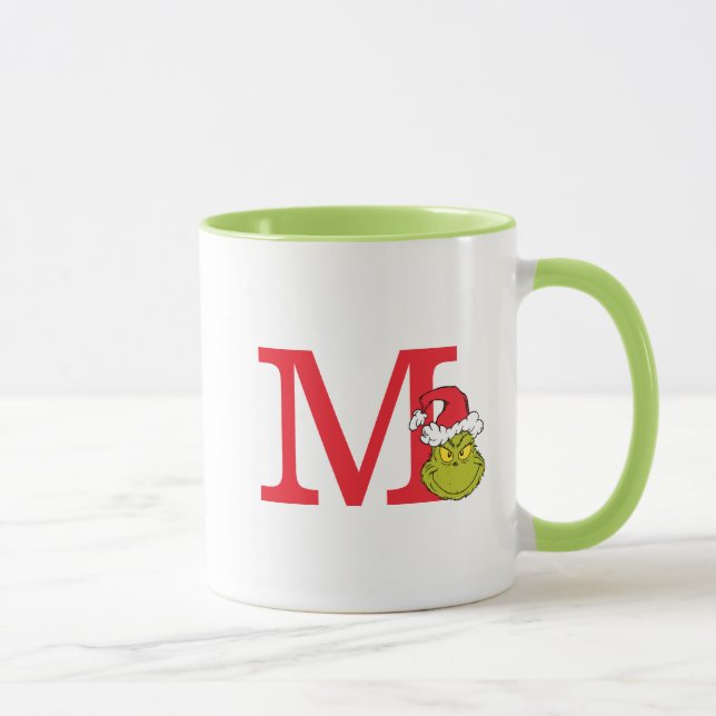 Hur Grinch Stole-jul | Monogram M Mugg (Höger)