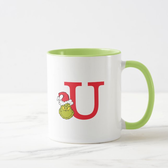 Hur Grinch Stole-jul | Monogram U Mugg (Höger)