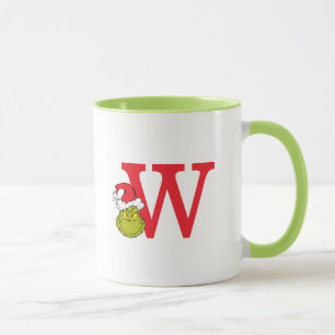 Hur Grinch Stole-jul   Monogram W Mugg