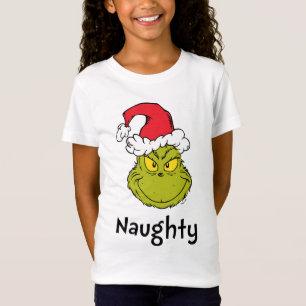Hur Grinch Stole-julen? Naughty Grinch T Shirt
