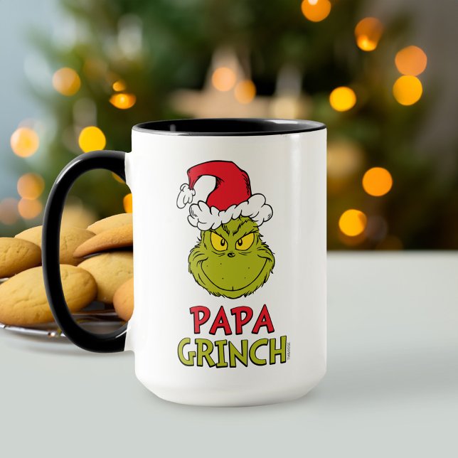 Hur Grinch Stole-julen? | Pappa Grinch Mugg (Mug on table)