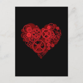 Hur Heart WorksPostcard Vykort