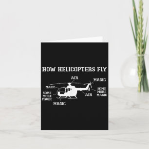Hur helikoptrar flyger med en flygande Helicopter Kort