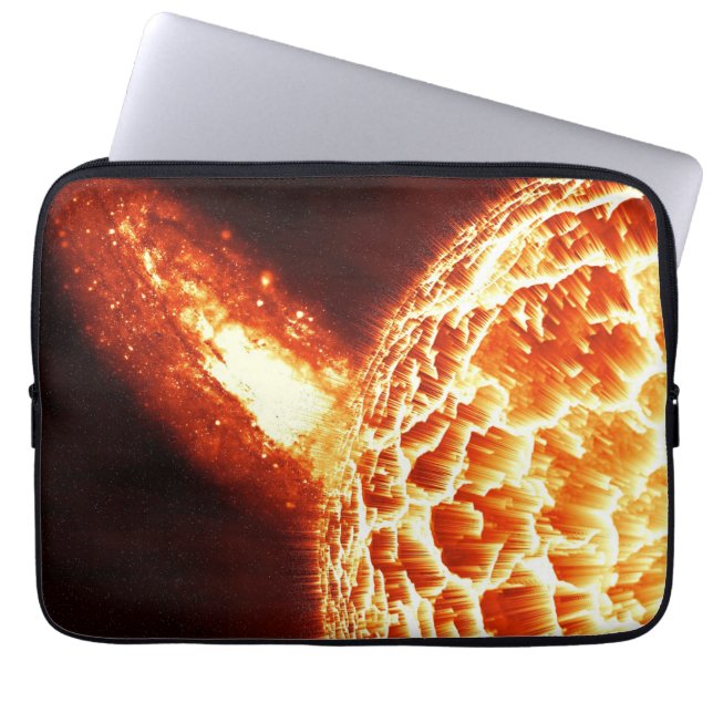 HUR HETT ÄR SOL EXPLOSIONER! LAPTOP FODRAL (Framsidan)