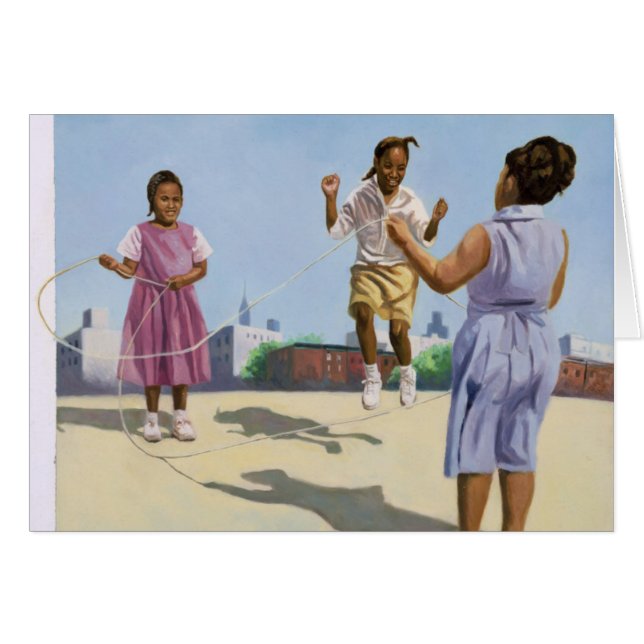 Hur högt? 2001 hälsningskort (Framsidan Horizontal)