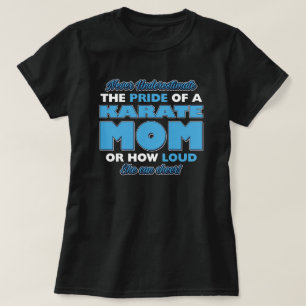 Hur högt en Karate mamma kan jubla T Shirt