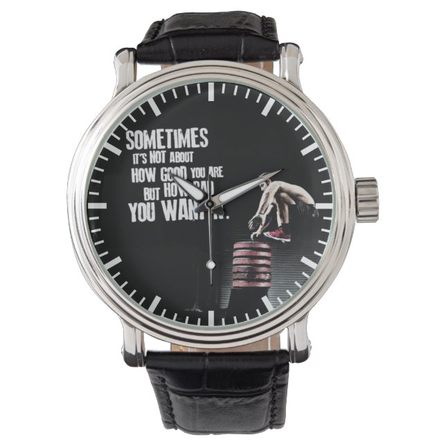 Hur illa du vill ha det - KorsikaFit Motivering Armbandsur (Framsida)