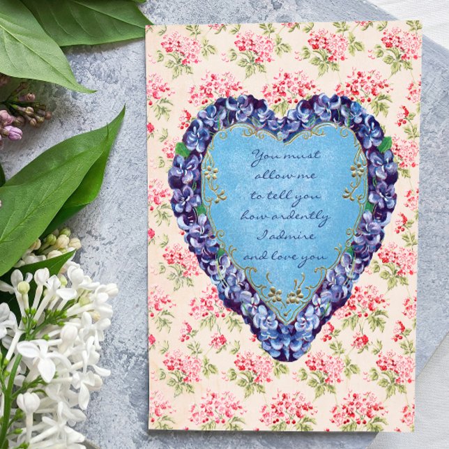 Hur ivrigt jag beundrar och kärlek dig Valentine Vykort (Skapare uppladdad)