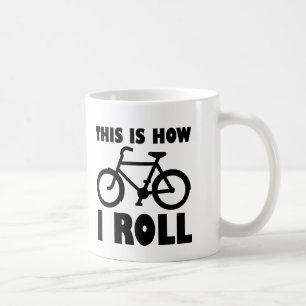 Hur jag cyklar Rolig kaffemugg