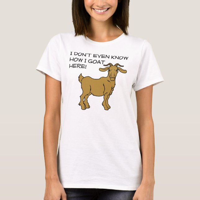 Hur jag get här rolig t-shirt (Framsida)