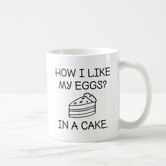 Hur jag gillar mina ägg kaffemugg (Höger)