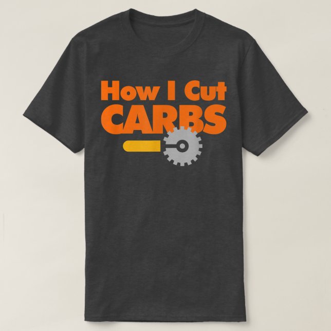 Hur jag klippt ut Carbs Funny Pizza Älskare 542 90 T Shirt (Design framsida)