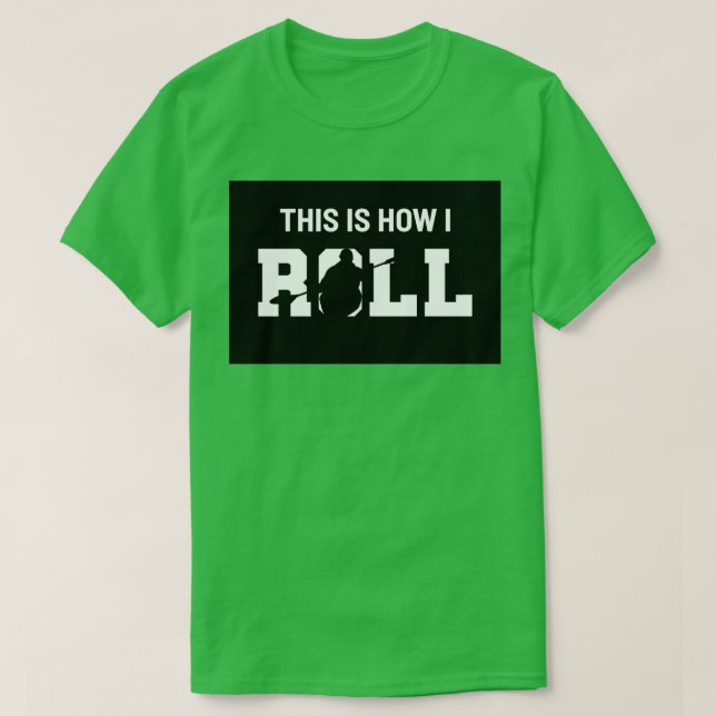 Hur jag Roll Kayaker Kayaking Kayak Paddling Raiti T Shirt (Design framsida)