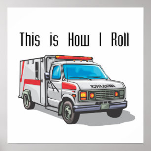 Hur jag rullar Ambulance Poster