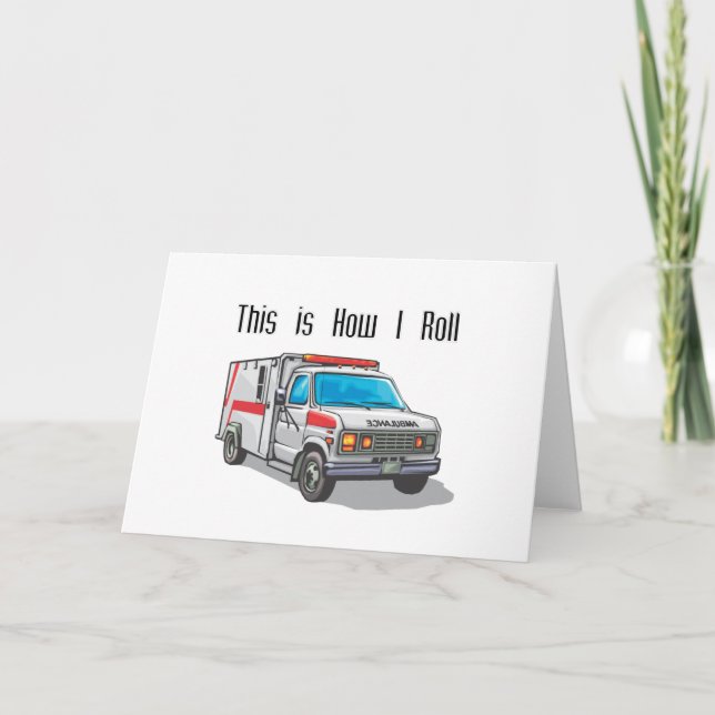 Hur jag rullar ambulans kort (Framsida)