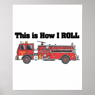 Hur jag rullar (brandmotor/Lastbil) Poster
