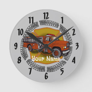 Hur jag rullar brandsläckarklockan rund klocka