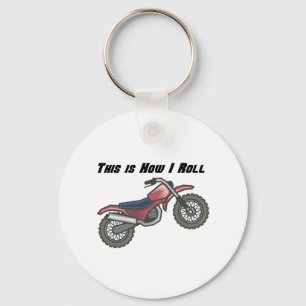 Hur jag rullar (Dirt Bike) Nyckelring