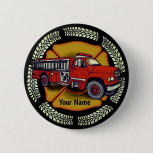 Hur jag rullar Firecar Firefighter Knapp