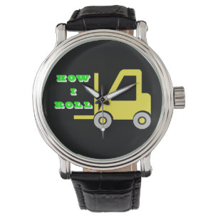 Hur jag rullar Forklift Watch Armbandsur