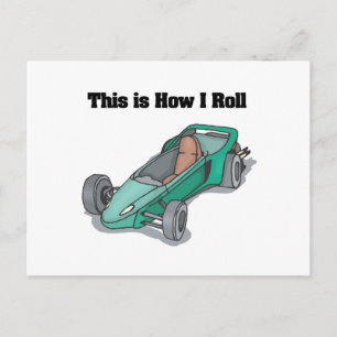 Hur jag rullar (Go Cart) Vykort