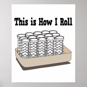 Hur jag rullar hårstrålare poster