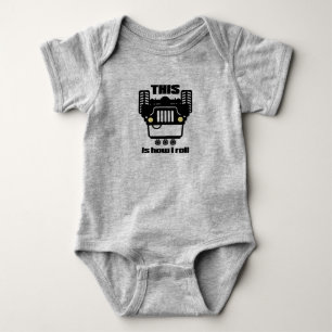 Hur jag rullar lastbilen för crawlsimmaren för d t shirt