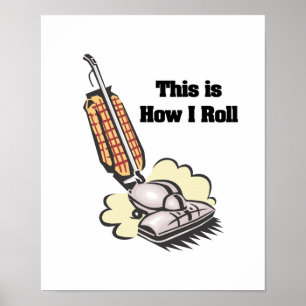 Hur jag rullar (vakuumrenare) poster