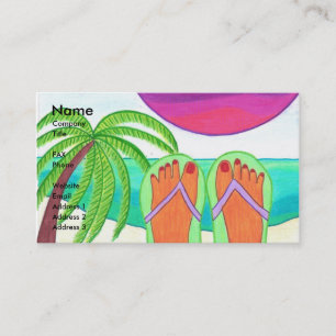 Hur jag spenderade min sommarsemestervisitkort visitkort
