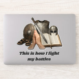 Hur jag utkämpar mina strider klistermärken