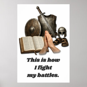 Hur jag utkämpar mina strider poster