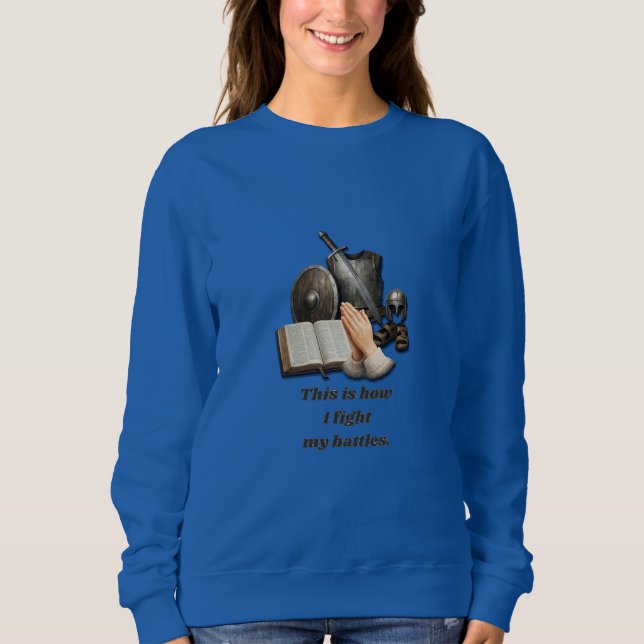 Hur jag utkämpar mina strider t shirt (Framsida)